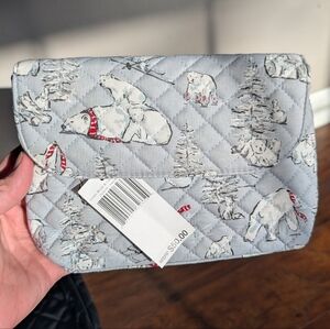 NWT Vera Bradley Cosmetic Bag & EUC Keyring Card Holder